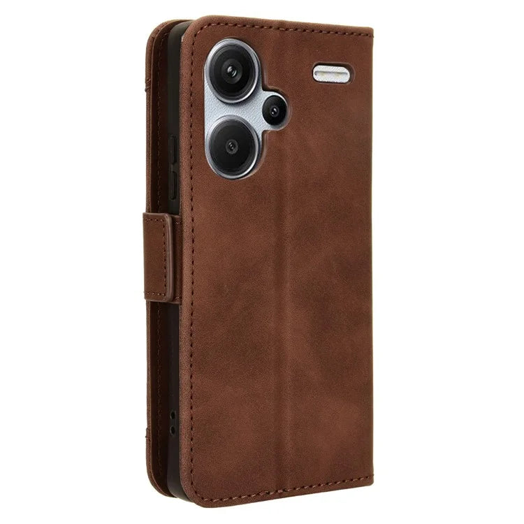 For Xiaomi Redmi Note 13 Pro+ 5G Anti-Scratch Phone Shell Leather Case Wallet Stand Phone Cover