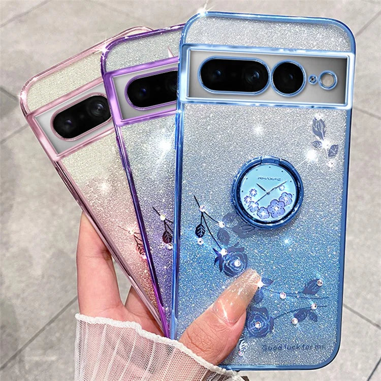 KADEM For Google Pixel 7 Pro 5G Case Soft TPU Scratch Resistant Gradient Phone Cover
