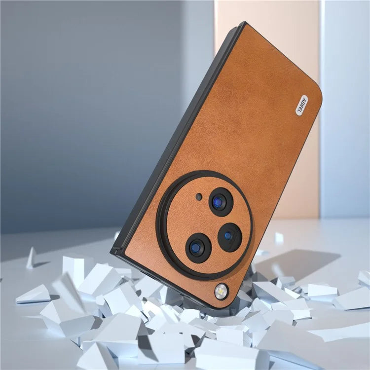 ABEEL For Oppo Find N3 5G / OnePlus Open Case Cowhide Texture Protective Shell Phone Cover