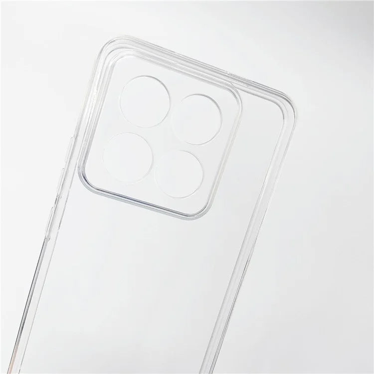 For Xiaomi 14 Pro Case HD Clear Cell Phone Shell TPU Cover (Precise Rear Lens Cutout)