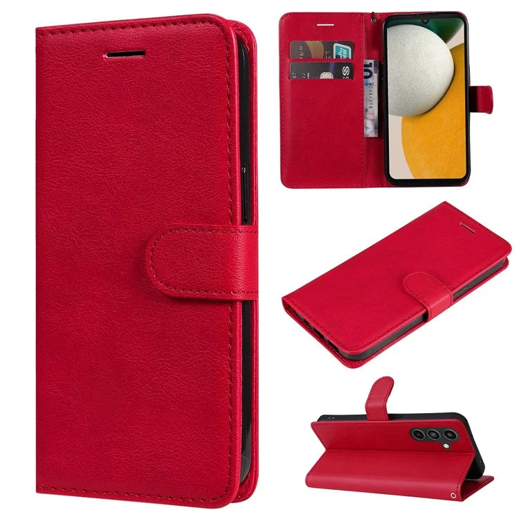 KT Leather Series-2 for Samsung Galaxy A15 5G Case Solid Color Leather Flip Phone Cover