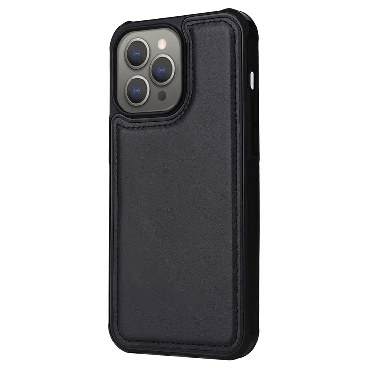 KT Multi-functional Series-4 for iPhone 15 Pro Max Case Magnetic Leather Wallet Stand Zippe Phone Cover