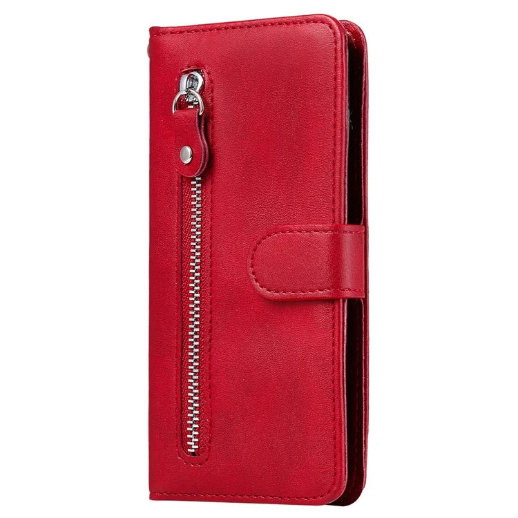For Samsung Galaxy A05s 4G Case Leather Cellphone Cover with Zipper Pocket Wallet