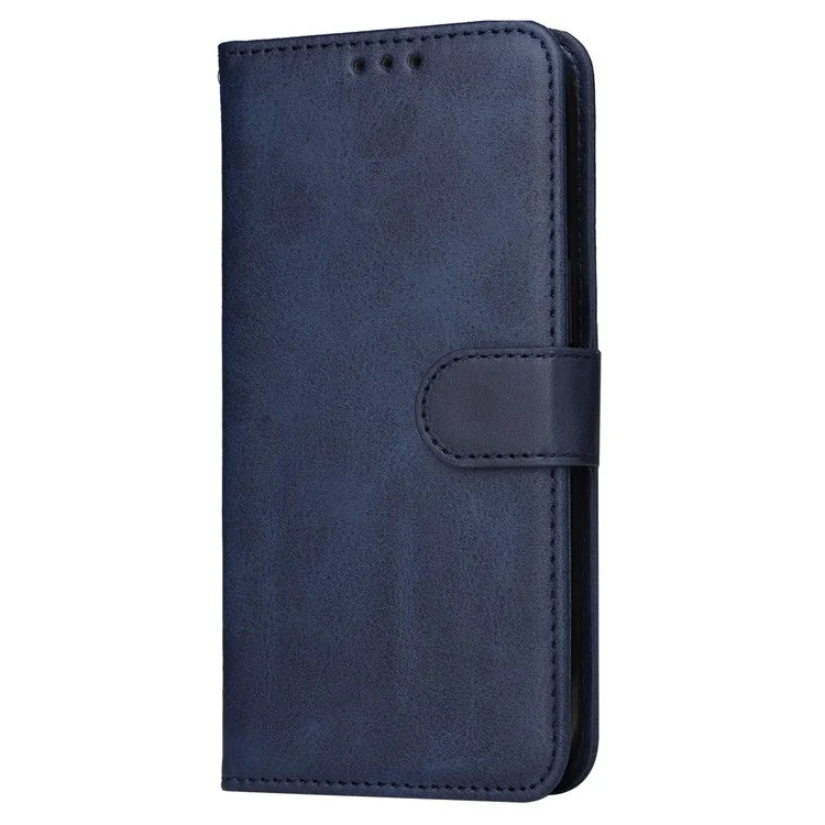 For Samsung Galaxy A05 4G Case Calf Texture Leather Phone Wallet Cover