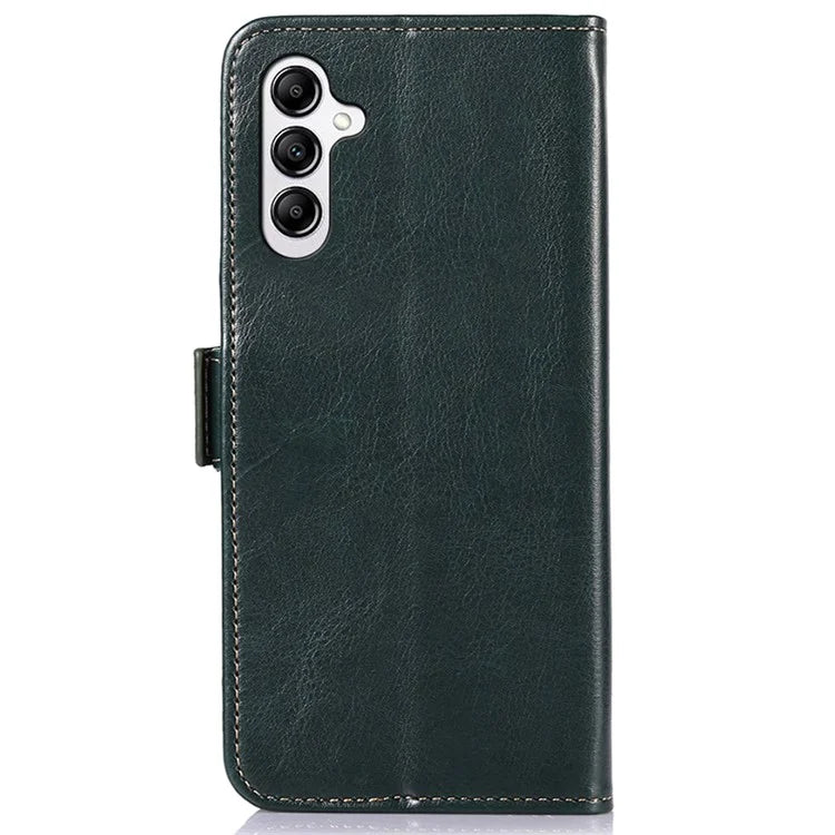 ABEEL For Samsung Galaxy A25 5G (Global) (161.0 x 76.5 x 8.3mm) Case Magnetic Clasp Wallet Leather Cover