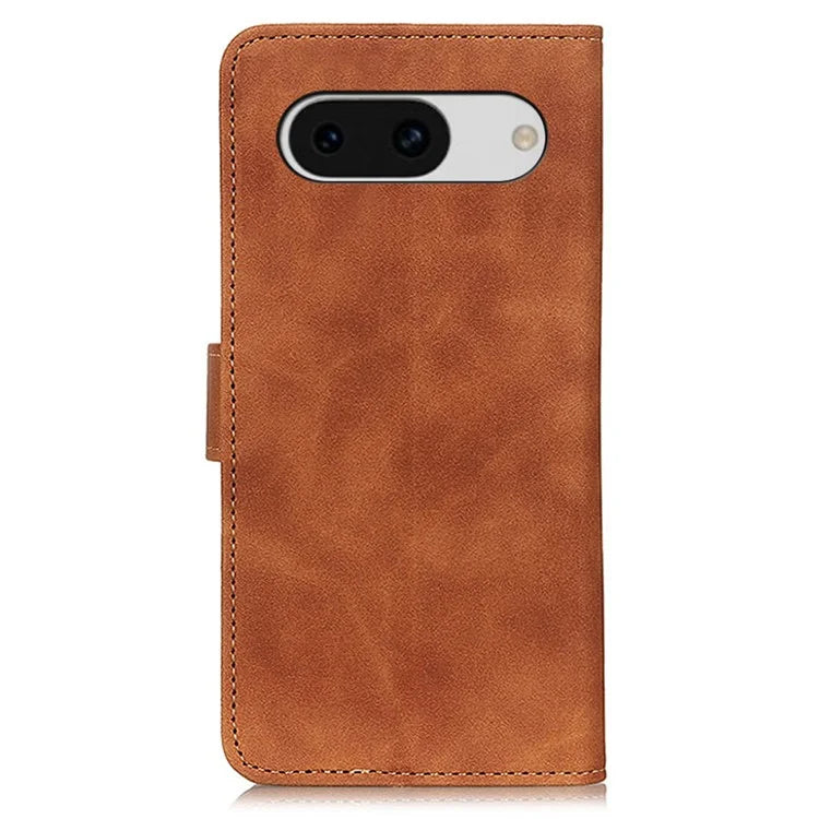 KHAZNEH For Google Pixel 8a Case Retro Texture Wallet Leather Phone Cover
