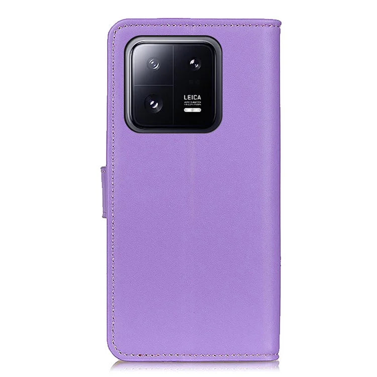 For Xiaomi 14 Case Anti-Scratch Wallet Phone Shell PU Leather Stand Cover