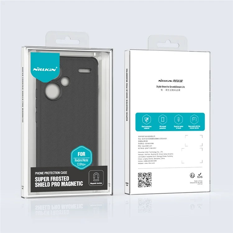 NILLKIN Frosted Shield Pro for Xiaomi Redmi Note 13 Pro+ 5G Case Magnetic Phone Cover