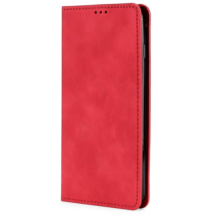For Samsung Galaxy A05s 4G Case Skin-touch PU Leather Flip Stand Smart Phone Cover with Card Slots