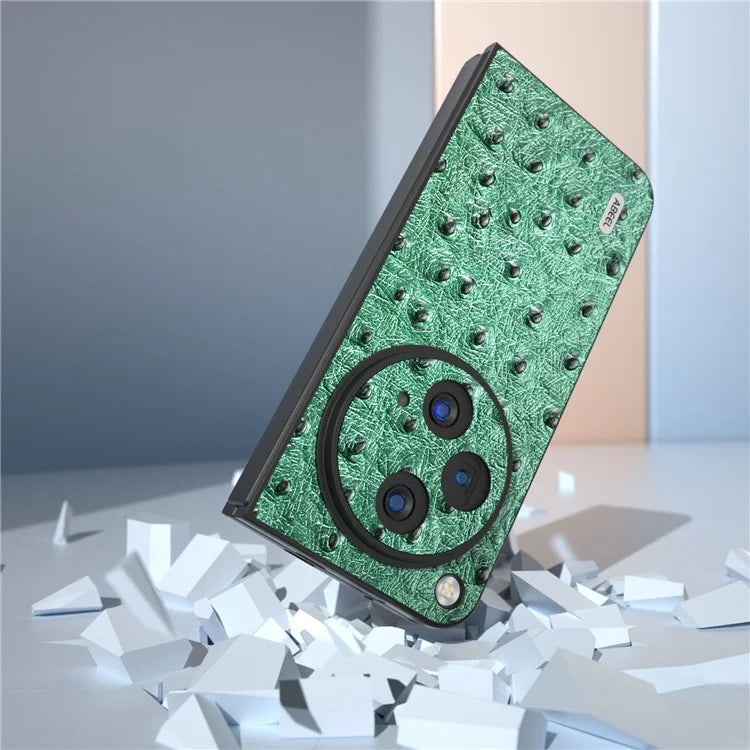 ABEEL For OnePlus Open Case Ostrich Texture Phone Back Cover