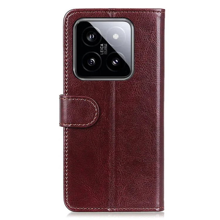 For Xiaomi 14 Pro Leather Case Wallet Stand Shockproof Phone Cover