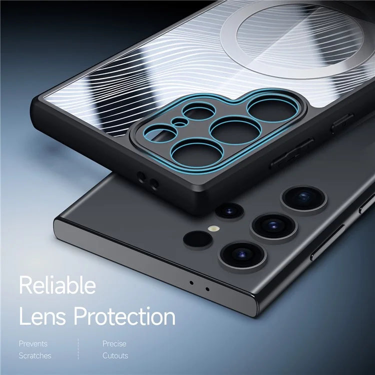 DUX DUCIS Aimo Series for Samsung Galaxy S24 Ultra Case Compatible with MagSafe TPU+PC Matte Phone Case (REACH)