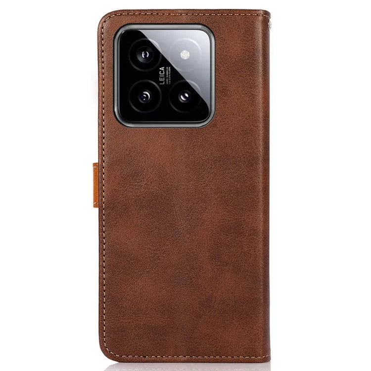 KHAZNEH For Xiaomi 14 Pro Case Wallet Stand Full Protection Phone Cover