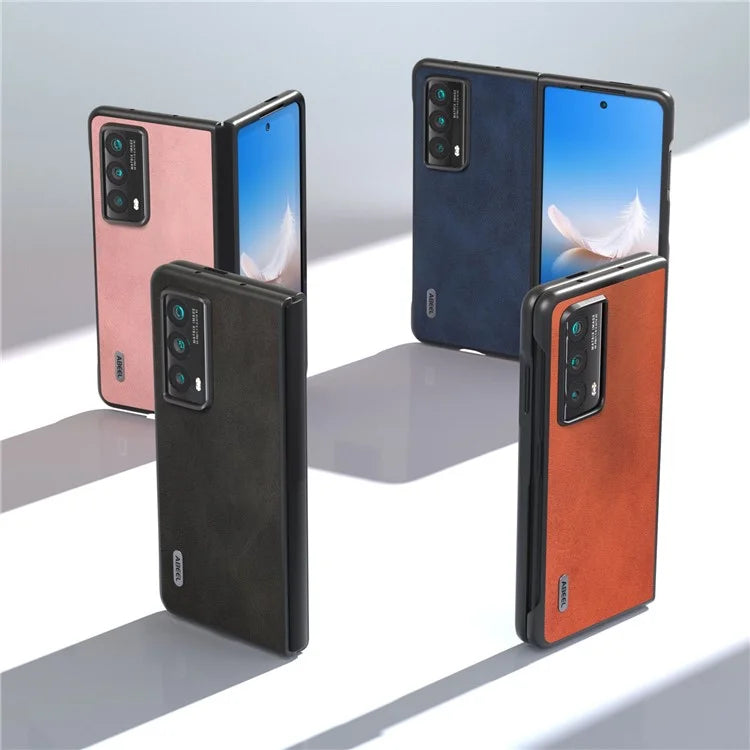 ABEEL For Honor Magic Vs2 5G Case PU Leather + Hard PC Shell Phone Cover