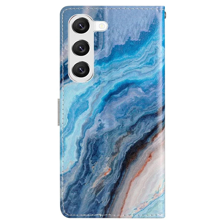 For Samsung Galaxy S24+ Case Pattern Printing PU Leather Wallet Phone Cover