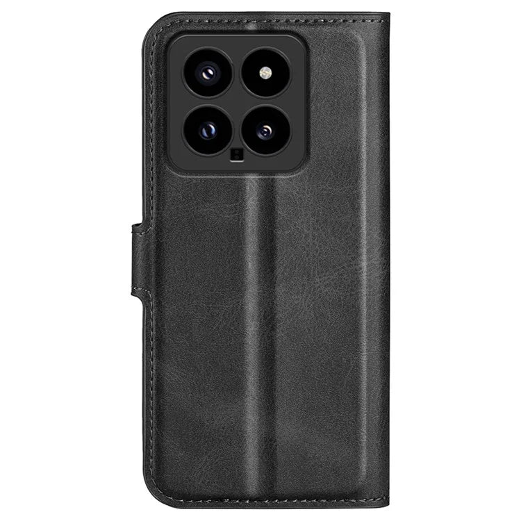 For Xiaomi 14 Case Calf Texture PU Leather Flip Phone Wallet Cover