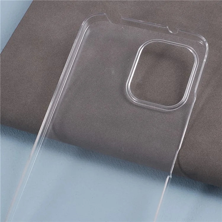For Xiaomi Redmi 12 4G Clear Case TPU + Acrylic Cover with PET Screen Protector