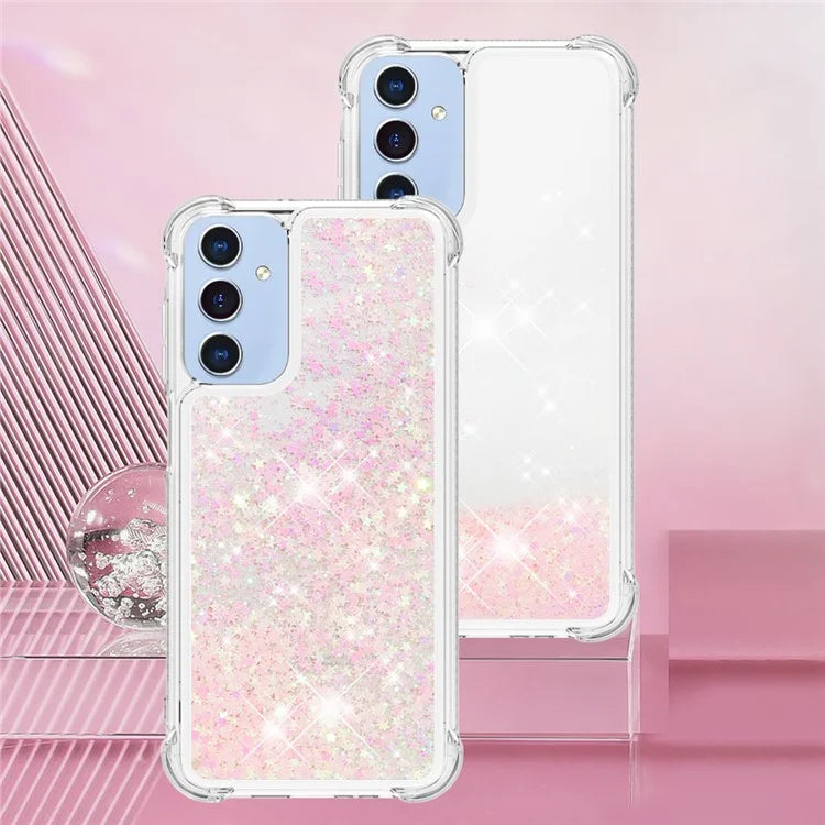 YB Quicksand Series-1 for Samsung Galaxy A15 5G Case Liquid TPU Anti-scratch Phone Back Shell