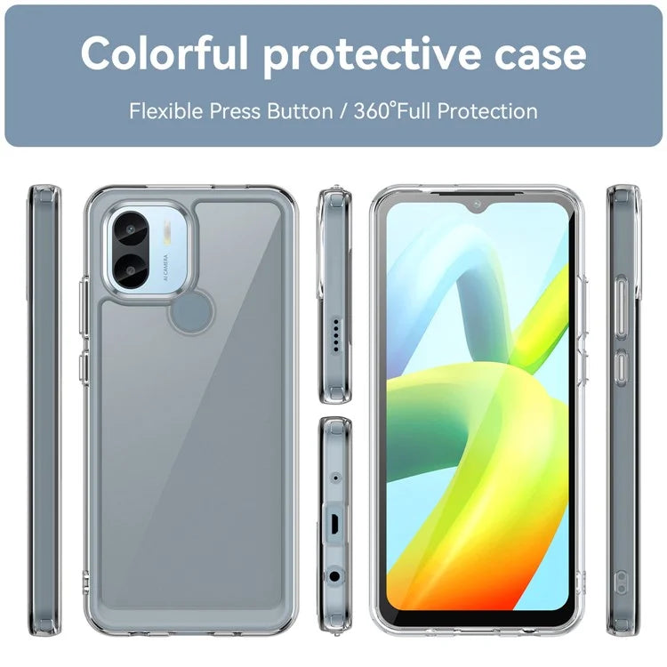 For Xiaomi Poco C50 4G / Poco C51 4G Case Anti-scratch TPU+Acrylic Phone Shell Cover