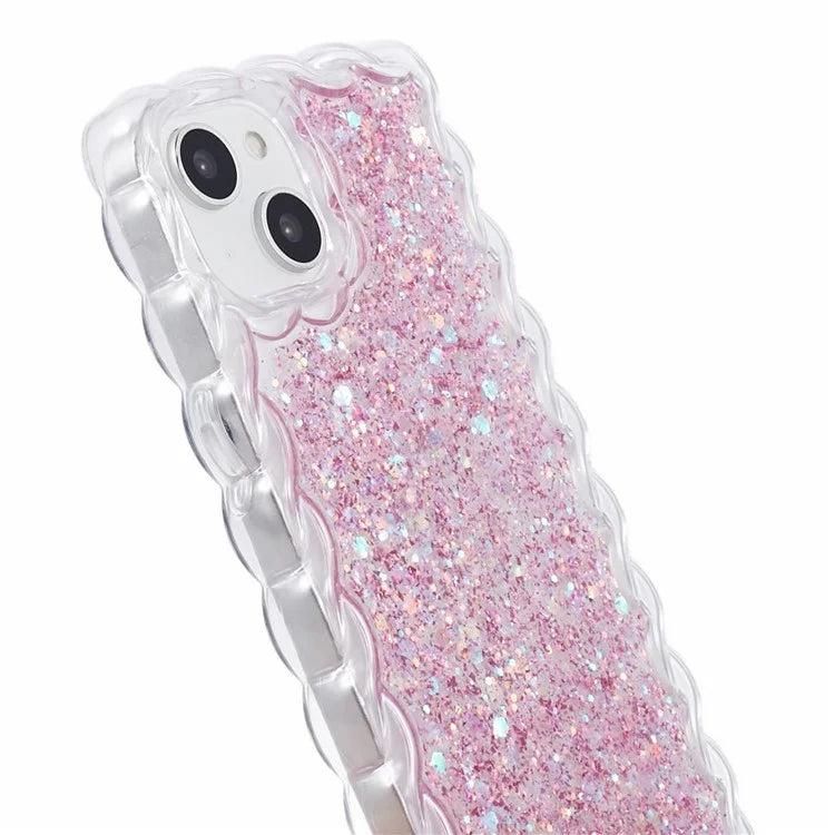 JTW Series for iPhone 13 Case Glitter Sequins Epoxy TPU Phone Cover