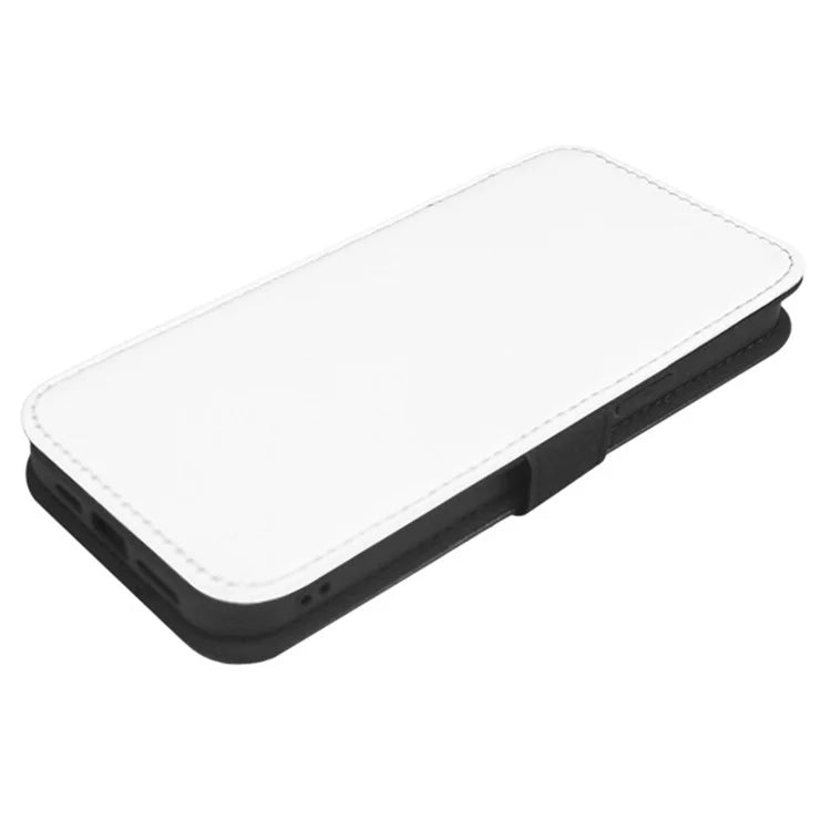 For iPhone 15 Pro Max Blank Printable Case PU Leather Heat Transfer DIY Phone Cover