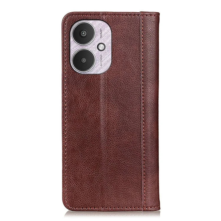 For Xiaomi Redmi 13C 4G / 5G / Poco C65 4G Case Split Leather Wallet Stand Protective Phone Cover