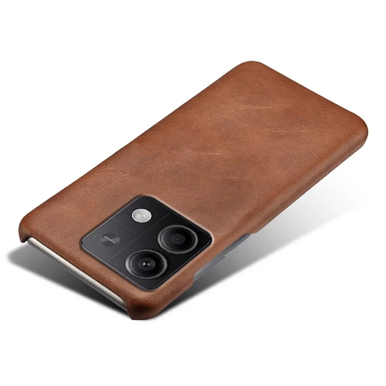 For Xiaomi Redmi Note 13 5G Case Calf Texture Anti-Drop PU+PC Phone Shell