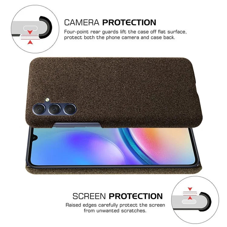 Shockproof Cover for Samsung Galaxy A05s 4G Case Cloth+PC Cell Phone Shell