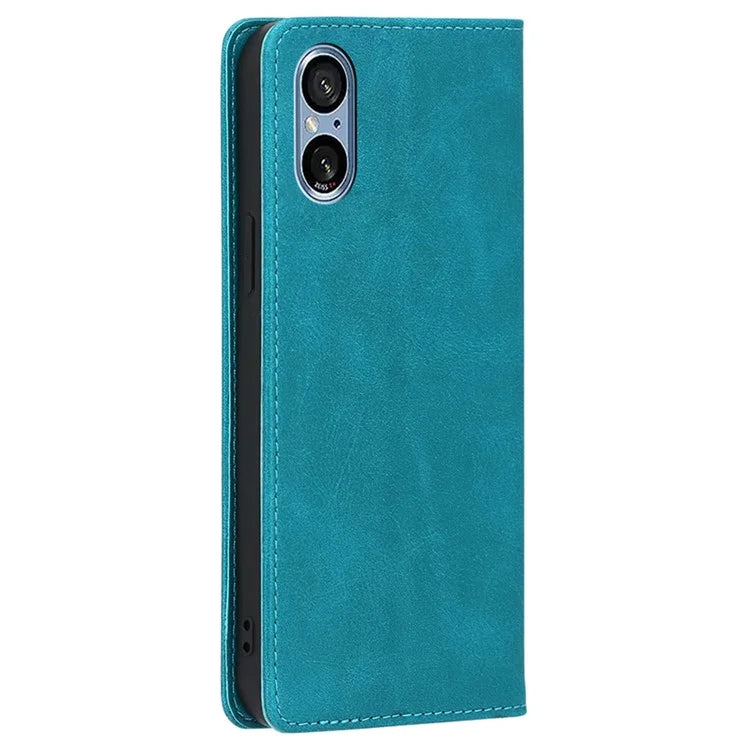 For Sony Xperia 5 V Case Magnetic Closure Wallet Leather Cover