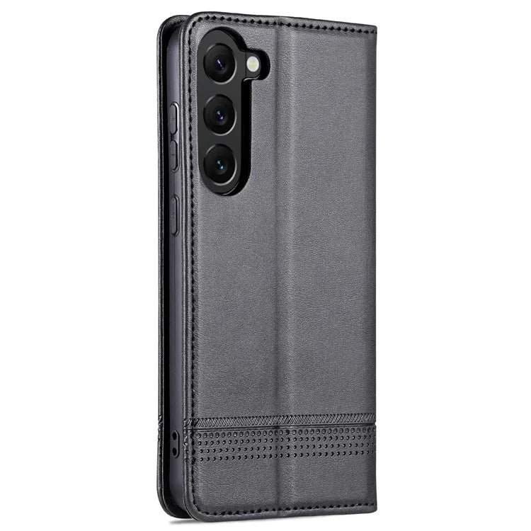 AZNS For Samsung Galaxy S24+ Case Scratch-resistant PU Leather+TPU Stand Phone Protector