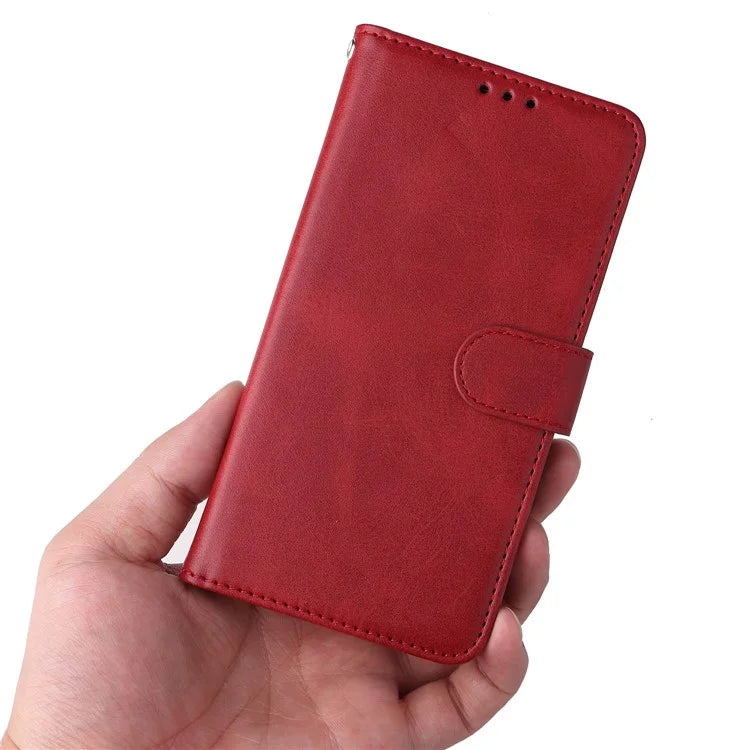 For Xiaomi 14 Case PU Leather Calf Texture Full Protection Phone Protector