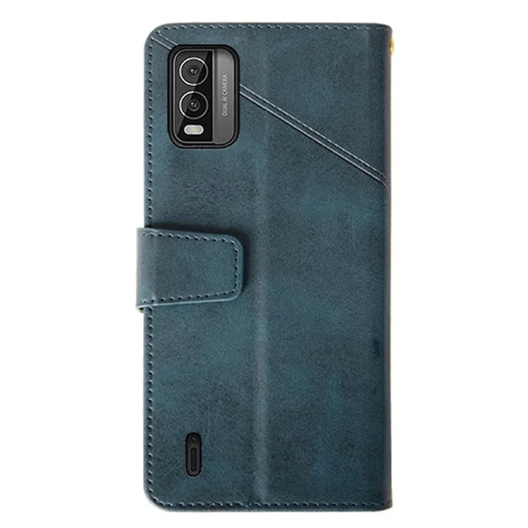 IDEWEI For Nokia C210 Case Anti-scratch Calf Texture Protective Cover with Stand and Wallet