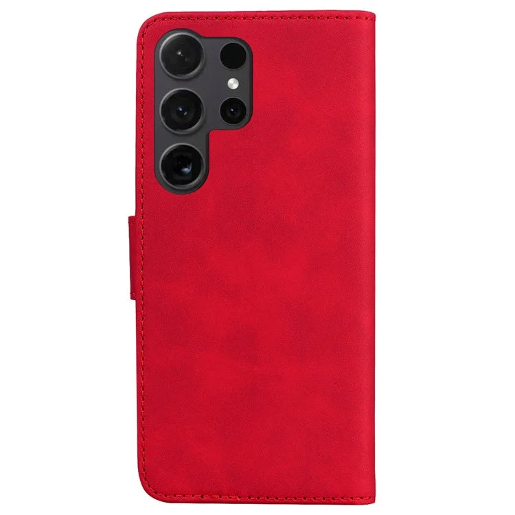 For Samsung Galaxy S24 Ultra Case Leather Butterfly Printing Wallet Phone Stand Cover