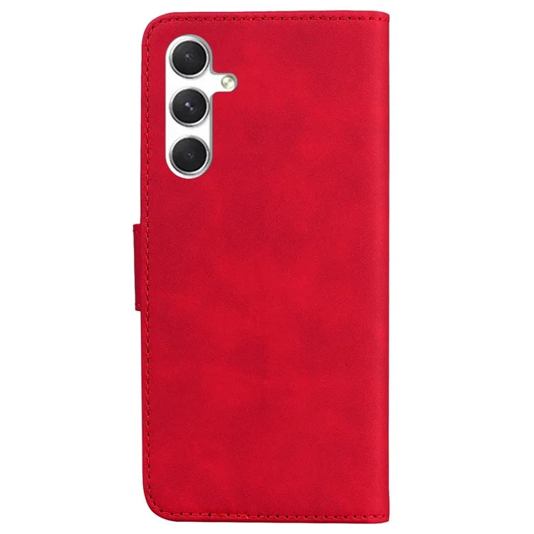 For Samsung Galaxy S24+ Case Butterfly Printing Phone Stand Cover Leather Shell