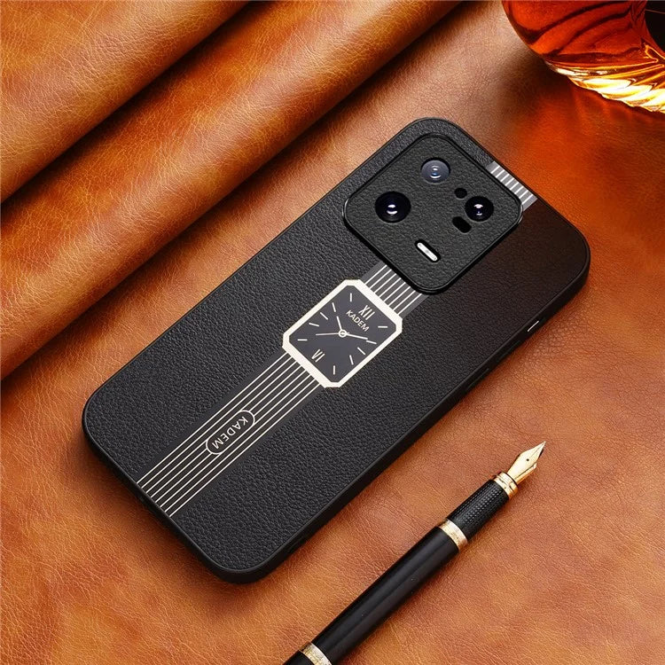 KADEM For Xiaomi 13 Pro 5G Case Drop Proof PU Leather+TPU+Acrylic Cover