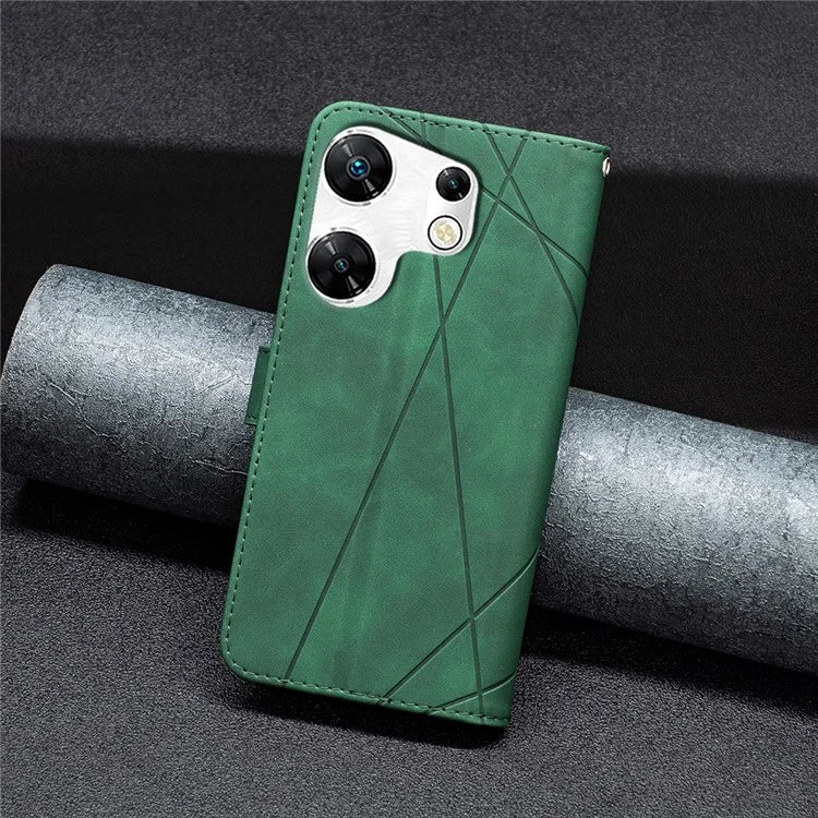 BINFEN COLOR BF05 For Transsion Infinix Zero 30 4G Case Wallet Phone Shell Anti-scratch PU Leather Cover