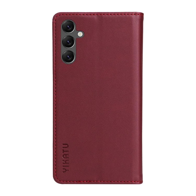 YIKATU YK-001 For Samsung Galaxy A25 5G (Global) (161.0 x 76.5 x 8.3mm) Case Magnetic Auto Closing Stand Cell Phone Cover