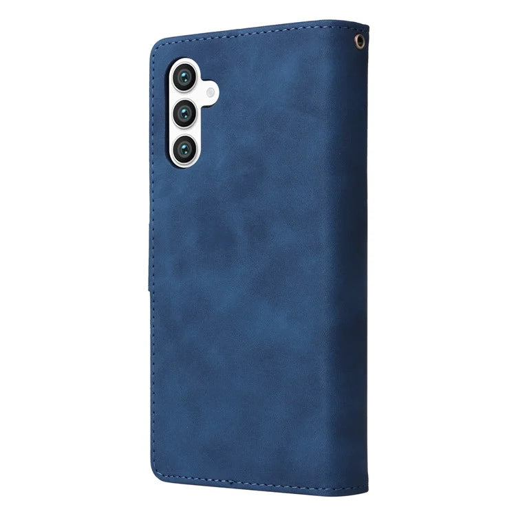 For Samsung Galaxy S24 Case PU Leather Wallet Cover with Multiple Card Slots