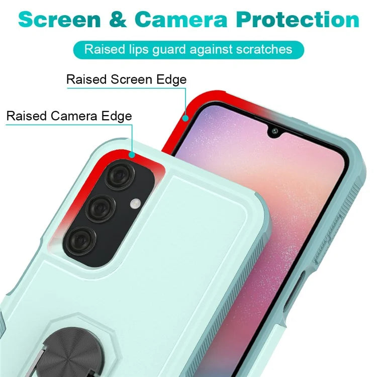 For Samsung Galaxy A25 5G (Global) (161.0 x 76.5 x 8.3mm) Case Drop-resistant PC+TPU Phone Back Shell