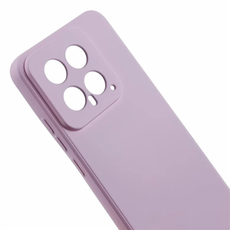 For Xiaomi 14 Case Fiber Lining Rubberized TPU Protective Phone Cover