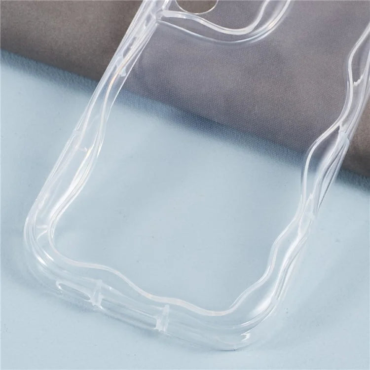 YX Series For Samsung Galaxy S23 FE Phone Case Wave Shape Soft TPU Cover (Precise Cutout)