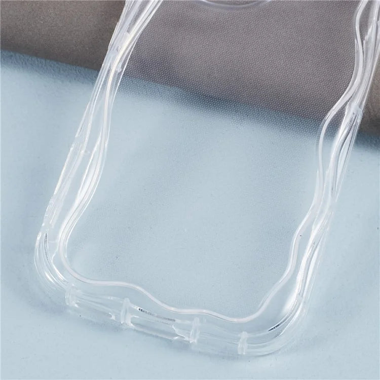 YX Series For Samsung Galaxy A33 5G TPU Case Curly Wave Frame Phone Cover (Precise Cutout)