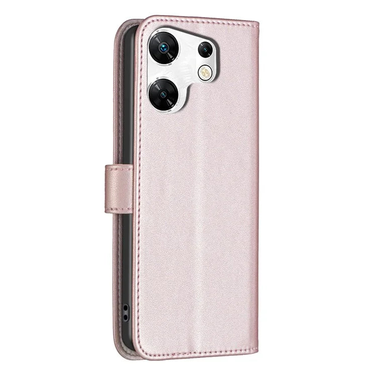 BINFEN COLOR BF17 For Transsion Infinix Zero 30 4G Leather Phone Case TPU Inner Shell Wallet Cover