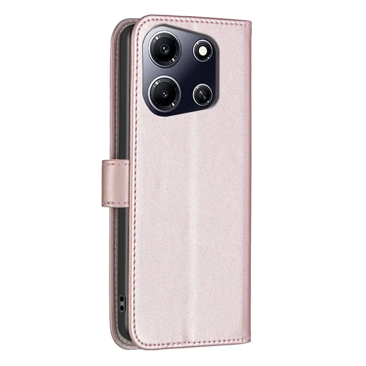 BINFEN COLOR BF17 For Transsion Infinix Note 30i 4G Cover Leather Wallet Cell Phone Cases with Stand