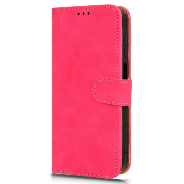 For Samsung Galaxy A15 4G Phone Case TPU+PU Leather Skin-touch Feeling Stand Phone Cover
