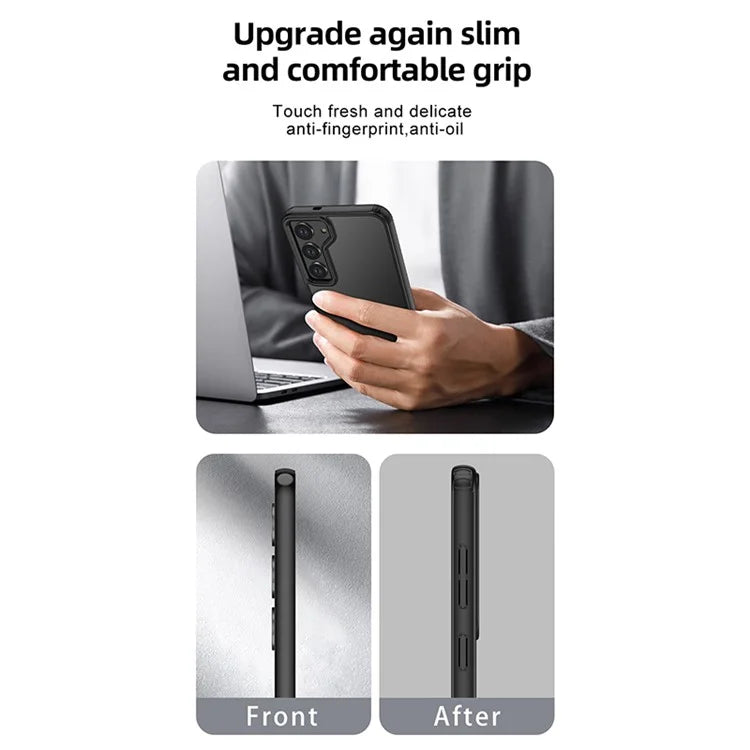 For Samsung Galaxy S24+ Case Drop-resistant PC+TPU Cell Phone Cover