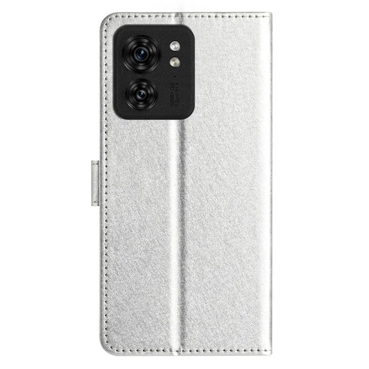 For Motorola Edge 40 5G Cell Phone Cases Silk Texture Leather Flip Wallet Cover