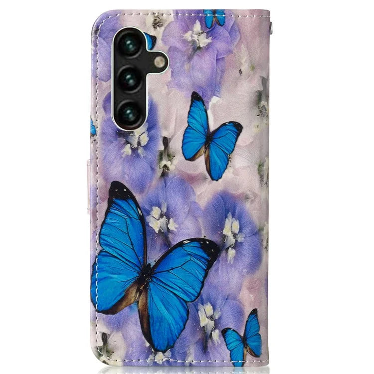 For Samsung Galaxy A05s 4G Phone Case PU Leather Pattern Printed Flip Stand Cover