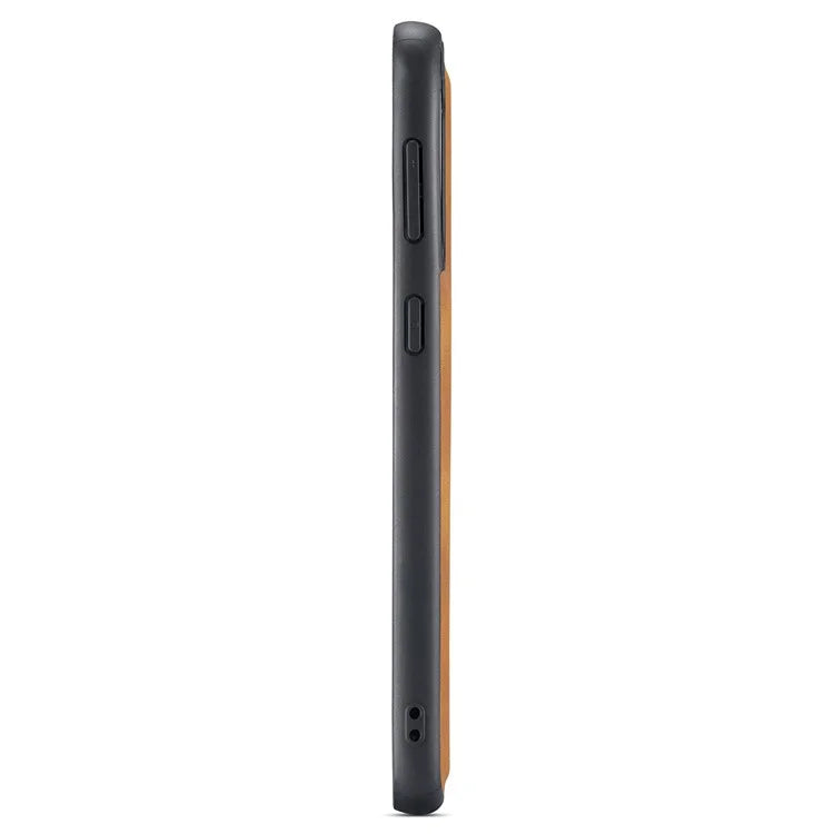 DG.MING For Samsung Galaxy S24+ Case Anti-scratch Leather Coating Phone Cover