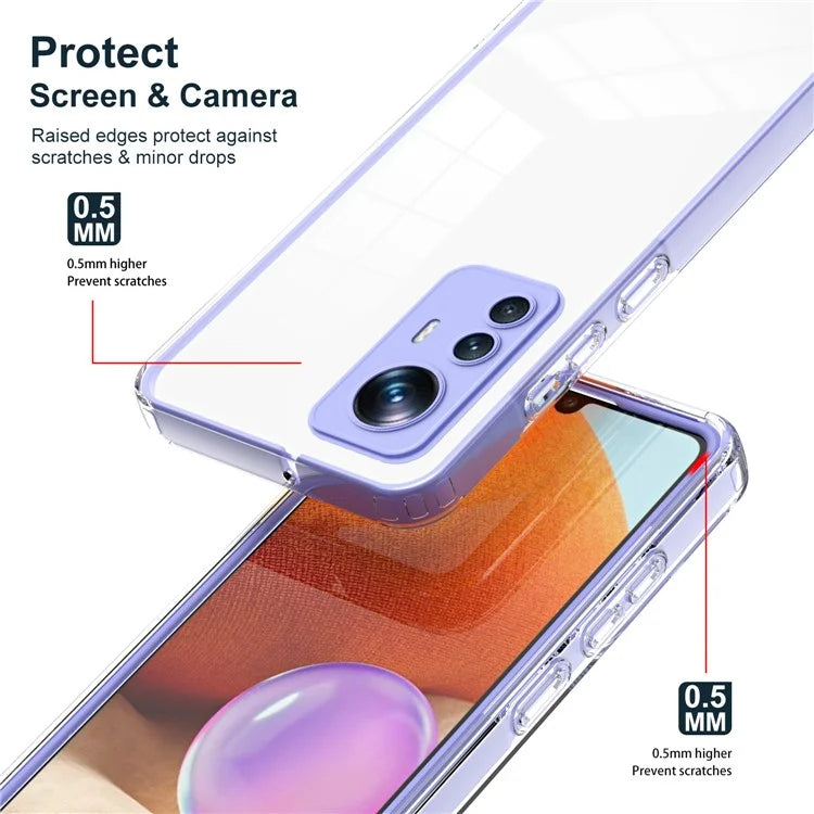 For Xiaomi 12T Pro 5G Clear Case Airbag Corner TPU + PC Phone Cover